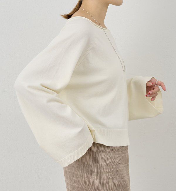  「クロップドルーズニット」|ニット・セーター|