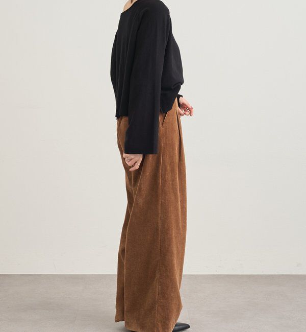  「クロップドルーズニット」|ニット・セーター|