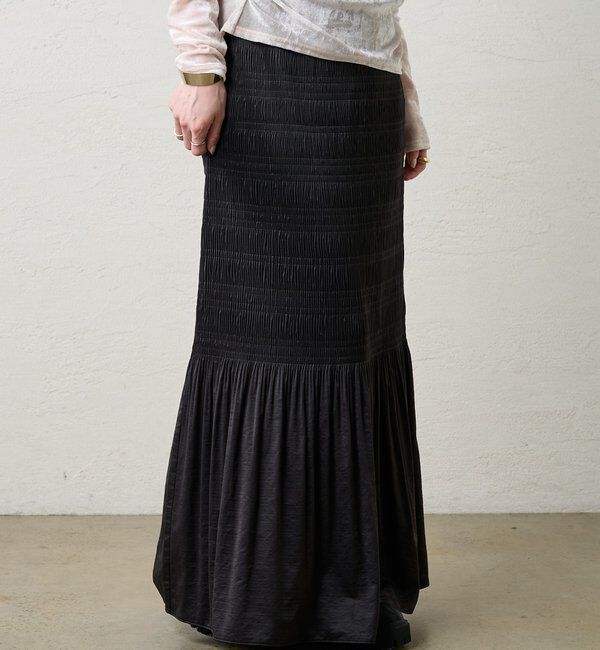  「プリーツマキシスカート」|スカート|
