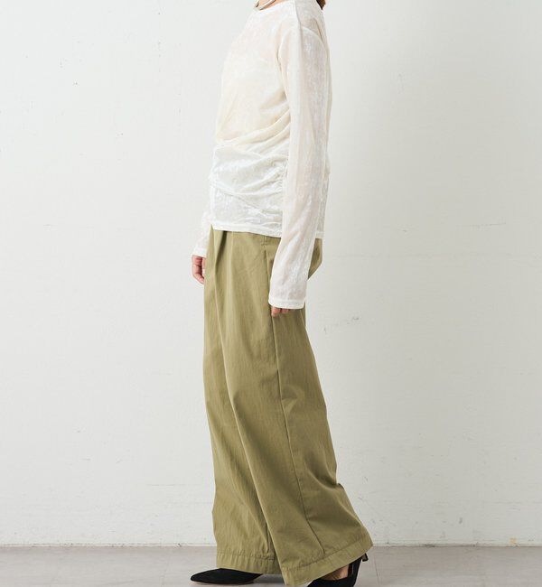  「シアーベロアトップス」|Tシャツ・カットソー|