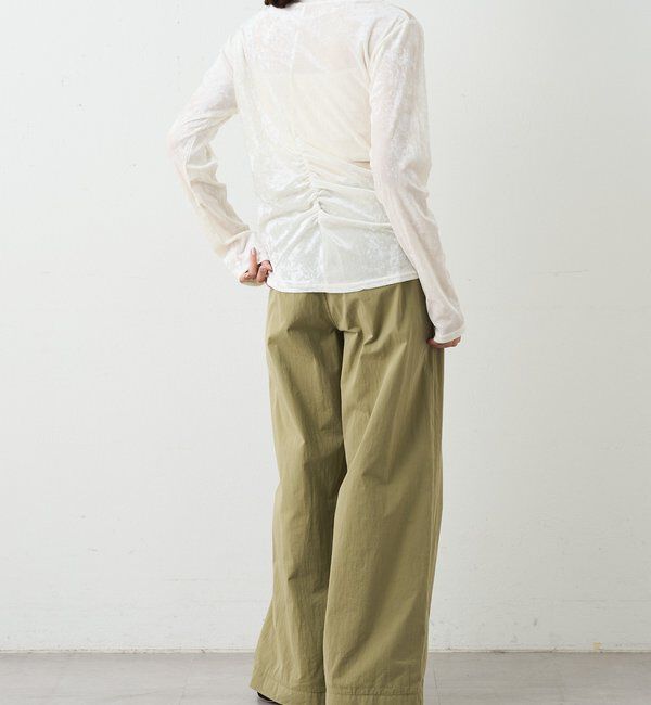  「シアーベロアトップス」|Tシャツ・カットソー|