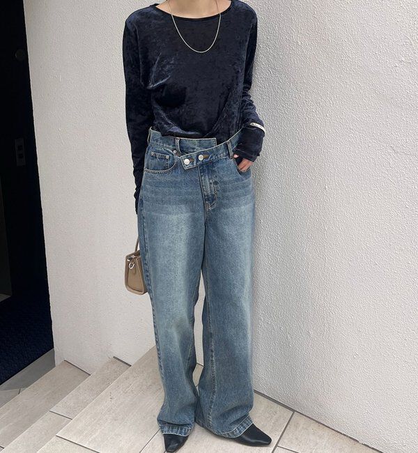  「シアーベロアトップス」|Tシャツ・カットソー|