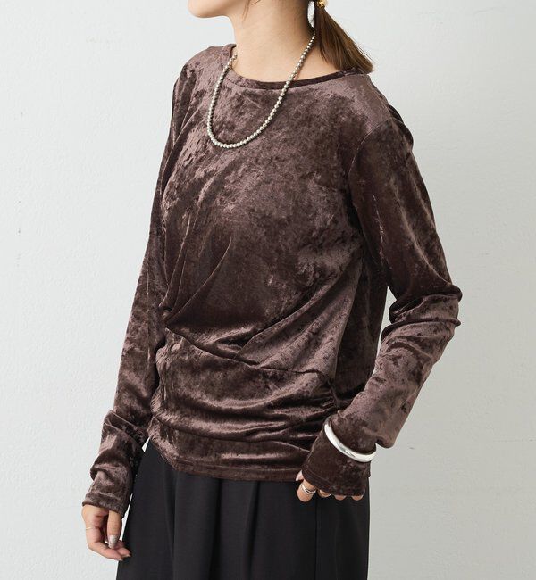  「シアーベロアトップス」|Tシャツ・カットソー|