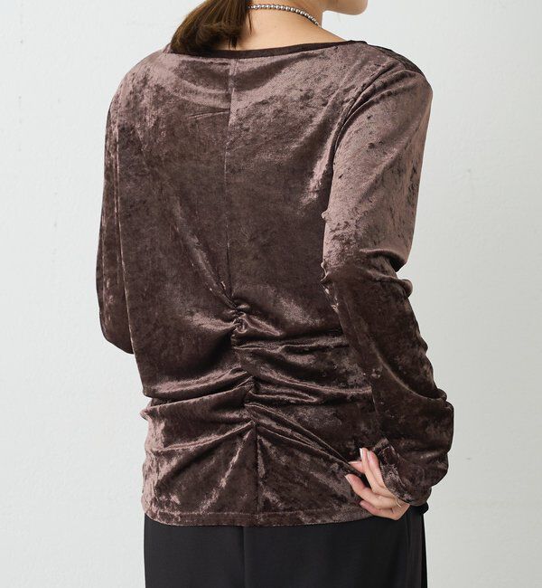  「シアーベロアトップス」|Tシャツ・カットソー|