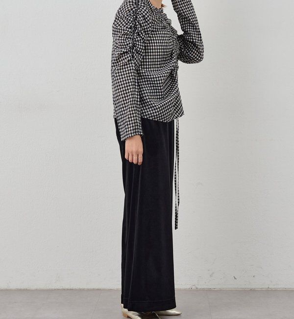  「【新色登場】【セットアップ対応】ベロアタイトスカート」|スカート|