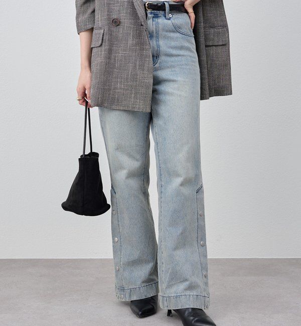  「サイドボタンデニム」|デニム|