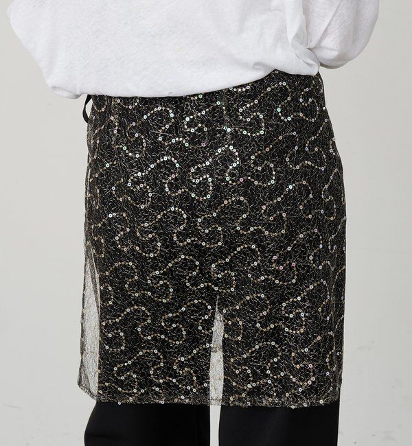  「スパンコールラップスカート」|スカート|