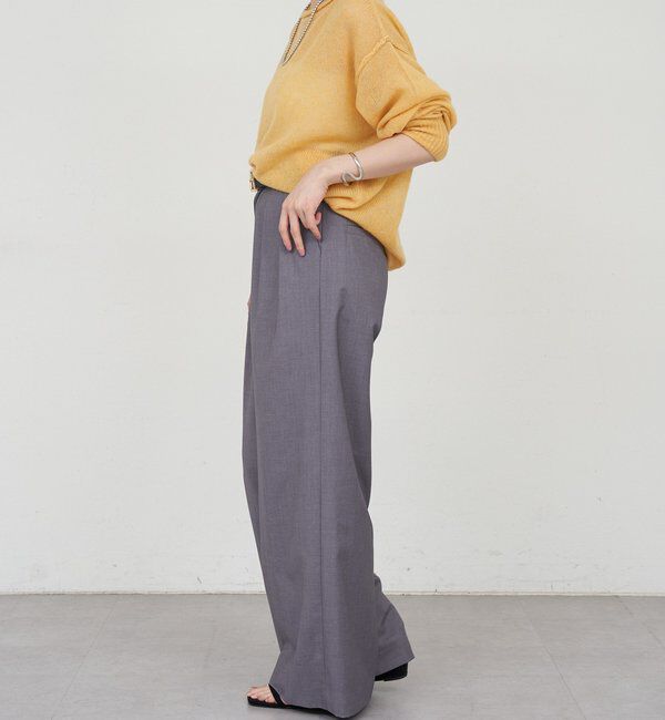  「《インフルエンサー@kanako_ikiコラボ》シアーウールプルオーバー」|ニット・セーター|