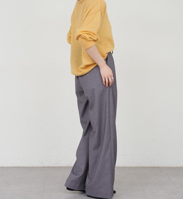  「《インフルエンサー@kanako_ikiコラボ》シアーウールプルオーバー」|ニット・セーター|