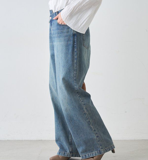  「ウエストデザインデニム」|デニム|