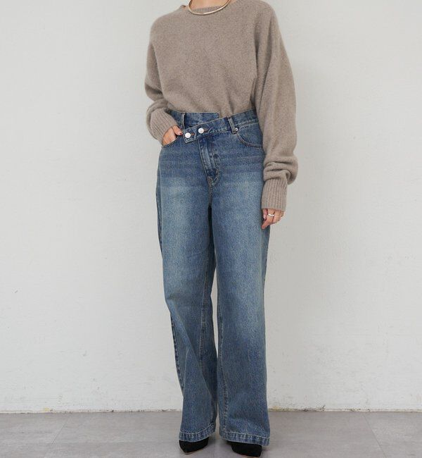  「ウエストデザインデニム」|デニム|