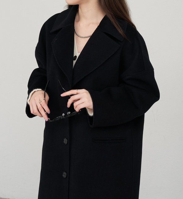  「ビッグカラーリバーロングコート」|その他|