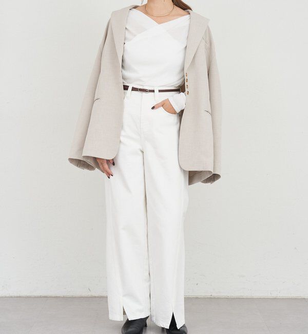  「カシュクールカットソー」|Tシャツ・カットソー|