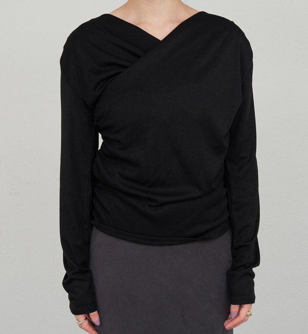  「カシュクールカットソー」|Tシャツ・カットソー|