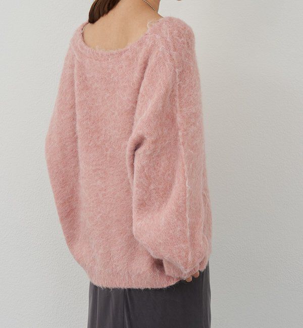  「【4色展開】【着映えニット】シャギーＶネックプルオーバー」|ニット・セーター|