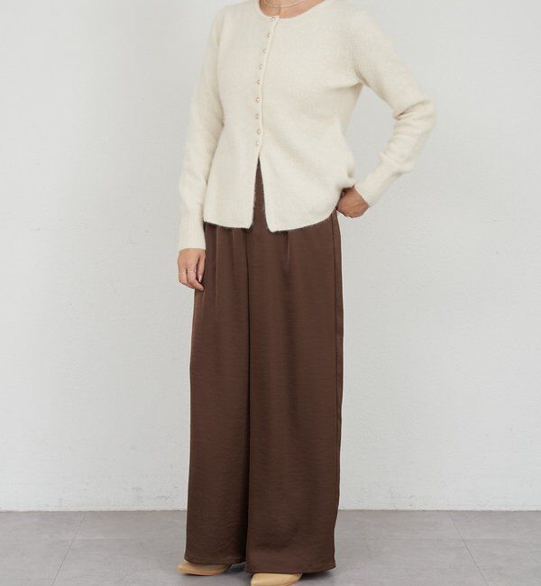  「ラクーンペプラムカーディガン」|カーディガン|