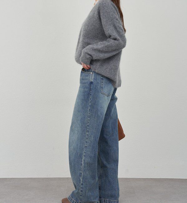  「レースＶネックウールニット」|ニット・セーター|