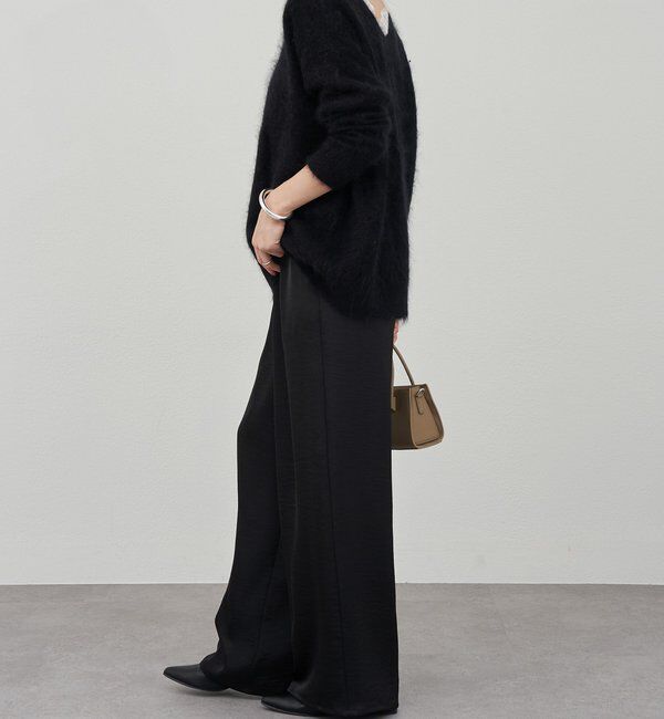  「レースＶネックウールニット」|ニット・セーター|