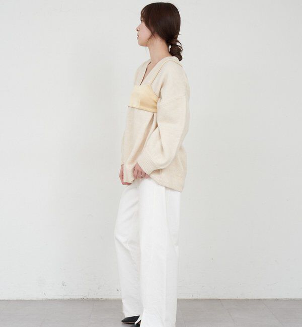  「【@kanako_ikiコラボカラー】【全骨格キレイ見え】ウェーブネックニット」|ニット・セーター|