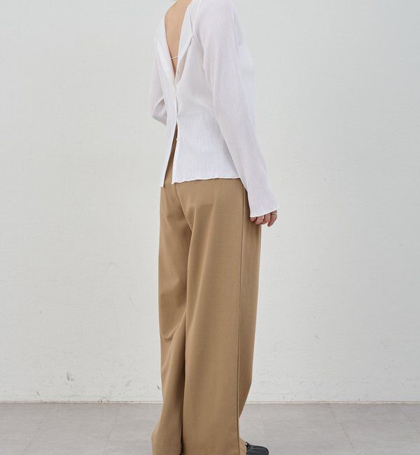  「【インフルエンサー＠tsuru00コラボ】3タックスラックスパンツ」|チノ|