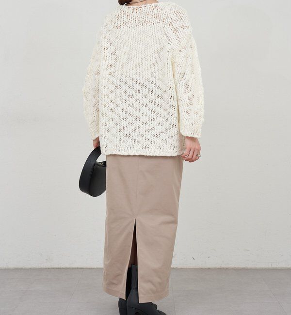  「テクスチャーオーバーニット」|パーカー|