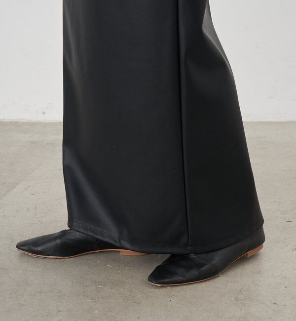  「【26SS予約】レザーマキシスカート」|スカート|