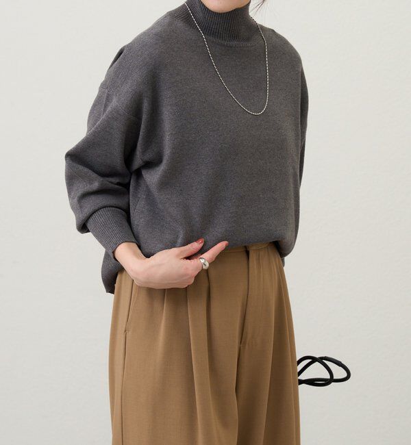  「総針ハイネックニット」|パーカー|