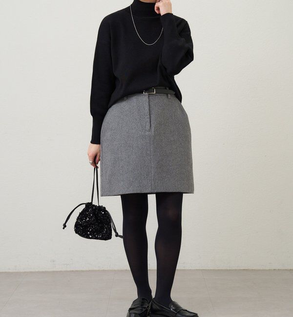  「総針ハイネックニット」|パーカー|