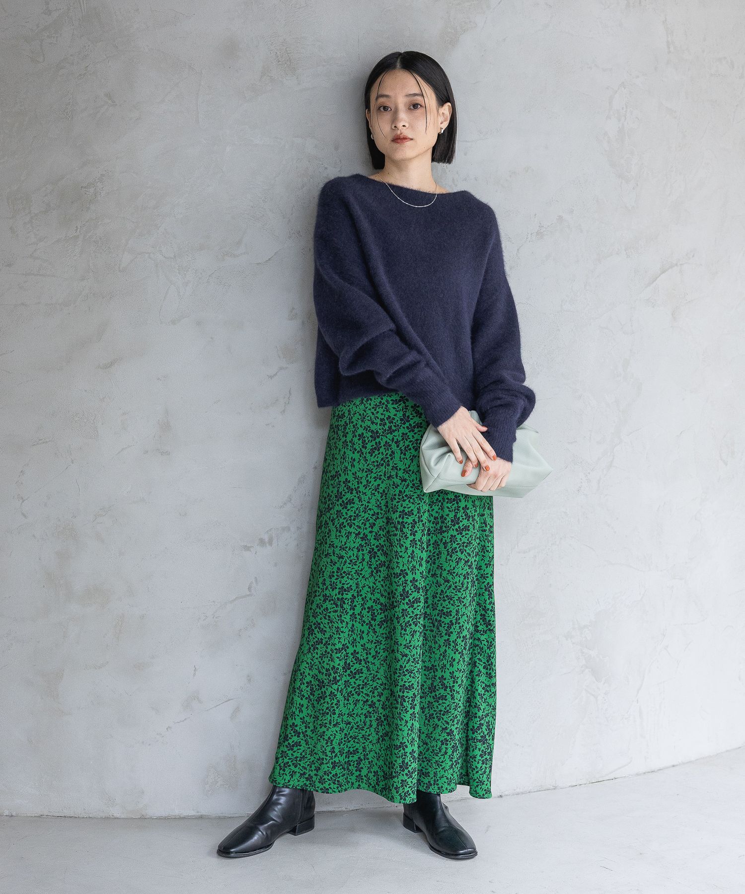 A part by 「フラワープリントナロースカート」|スカート|