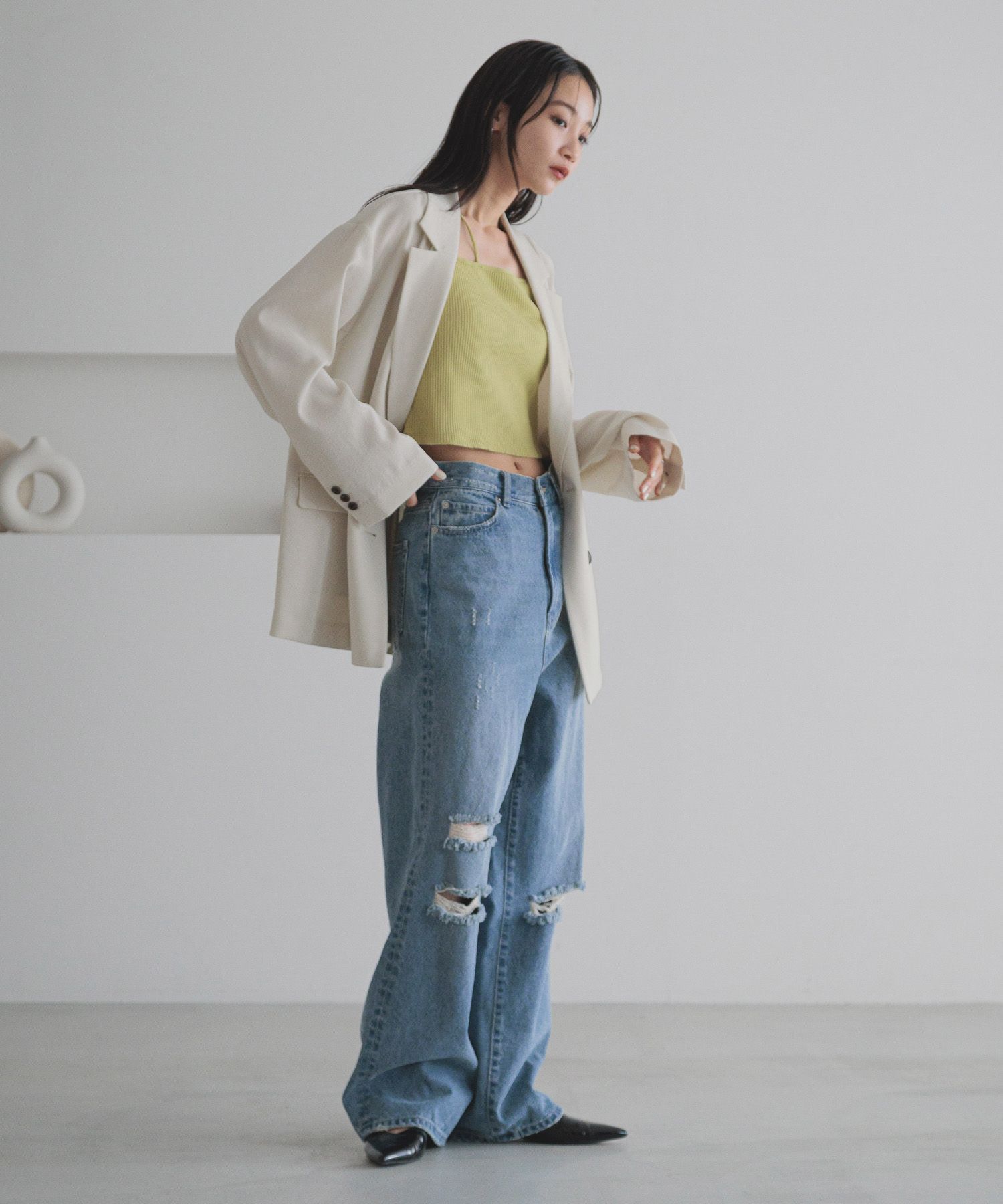 LOWRYS FARM「ホップサックダブルジャケット」|その他|