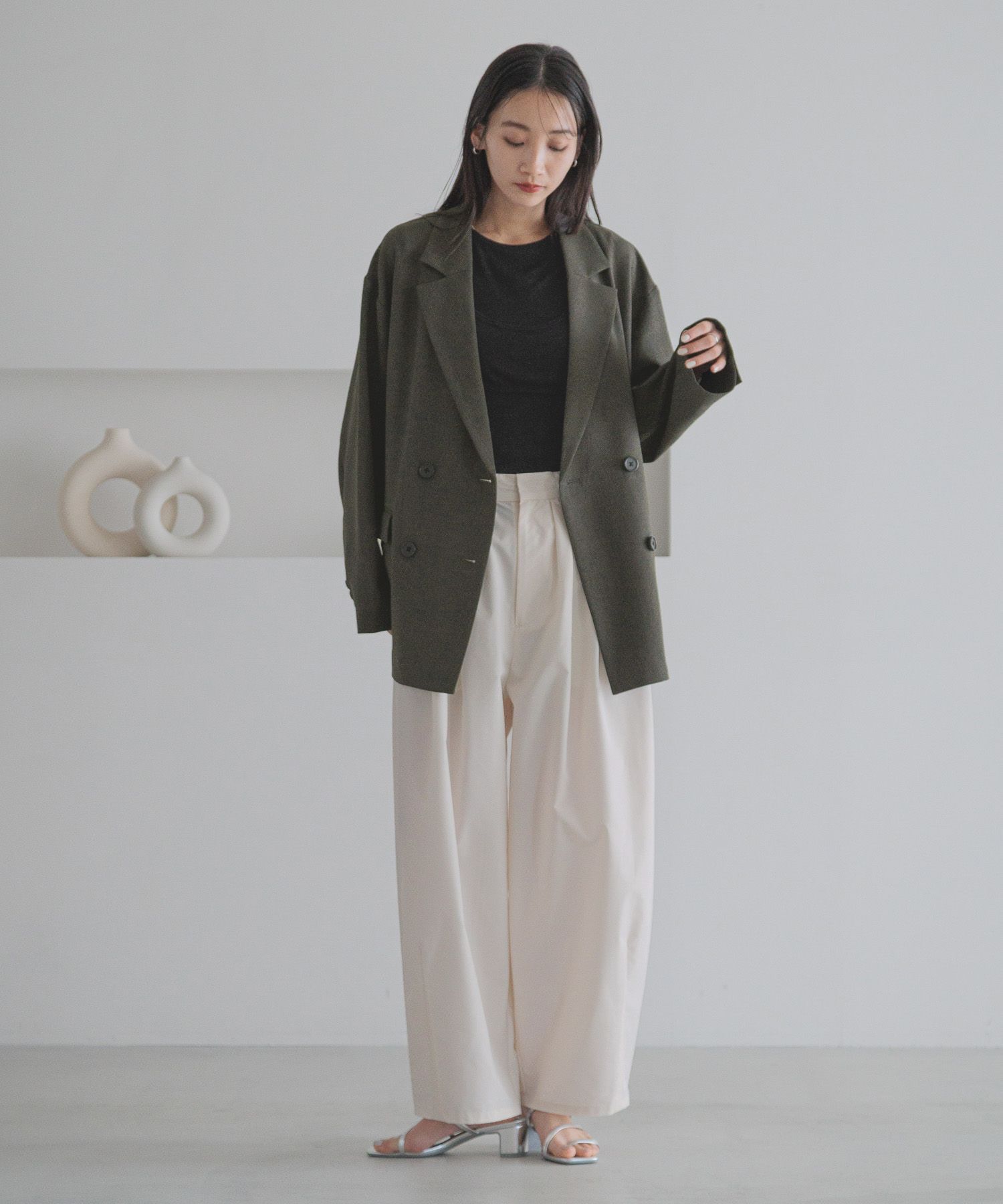 LOWRYS FARM「ホップサックダブルジャケット」|その他|