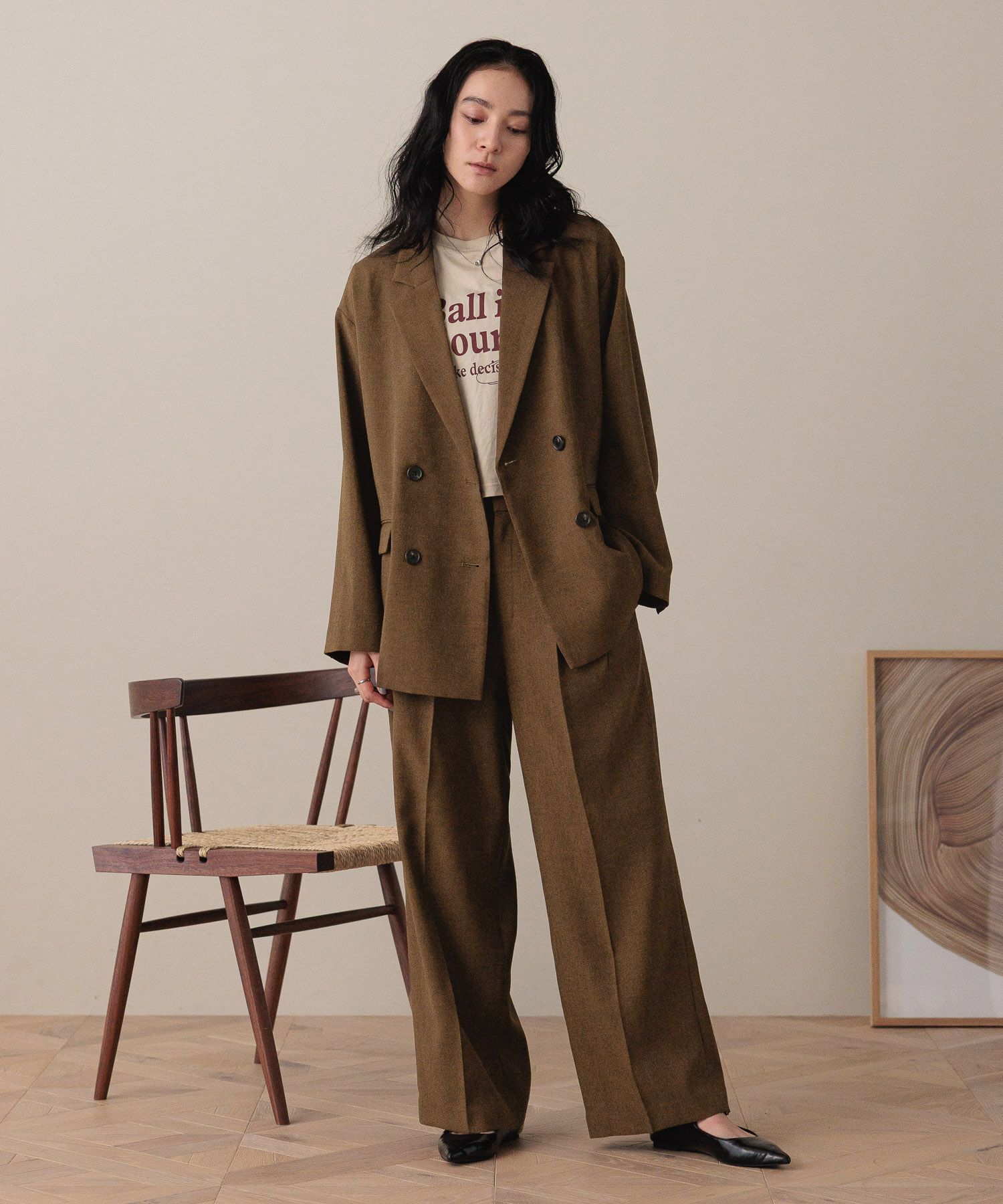 LOWRYS FARM「ホップサックダブルジャケット」|その他|