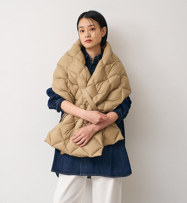 collex「【TAION】リバーシブルダウンストール」|マフラー|