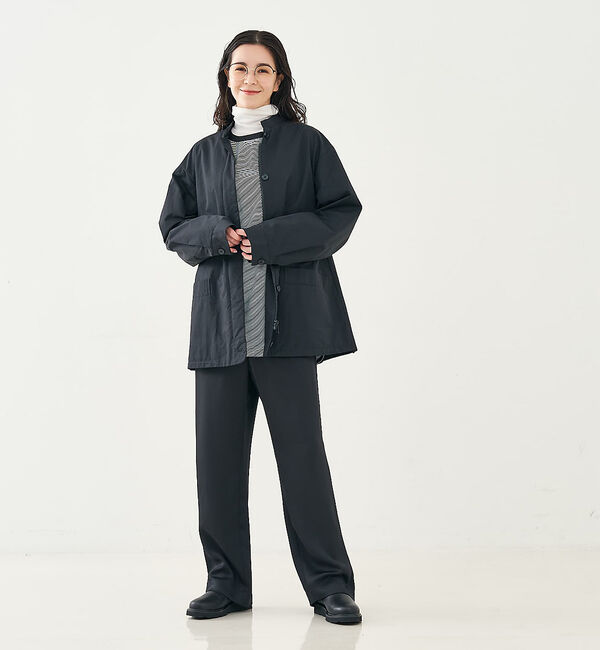 collex「ギャザージップアップブルゾン」|ブルゾン・スタジャン|