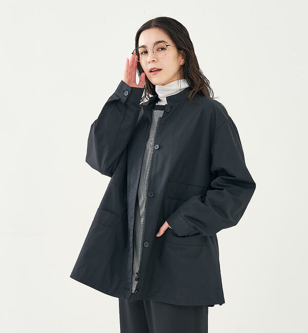 collex「ギャザージップアップブルゾン」|ブルゾン・スタジャン|