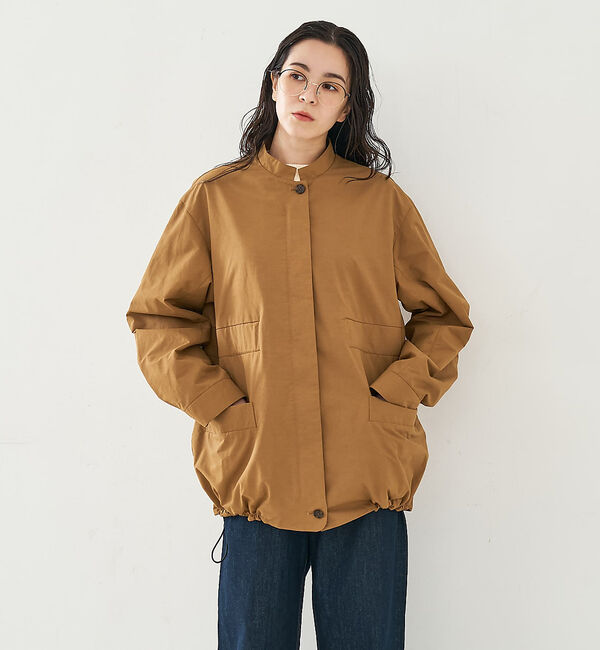 collex「ギャザージップアップブルゾン」|ブルゾン・スタジャン|