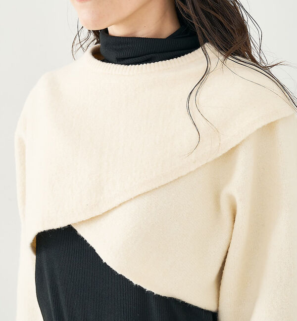 collex「2WAYショートニットプルオーバー」|ニット・セーター|