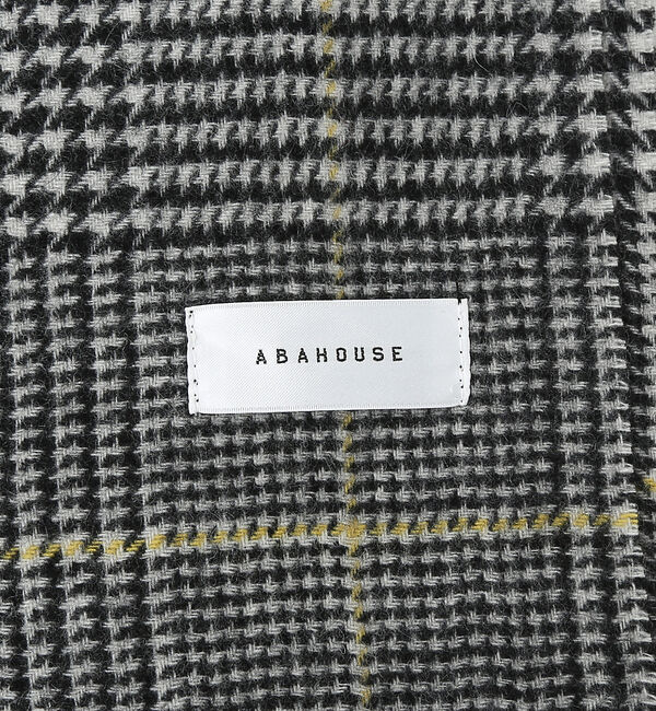 ABAHOUSE「【カシミヤ100％】チェック柄 マフラー 60&times;180」|マフラー|