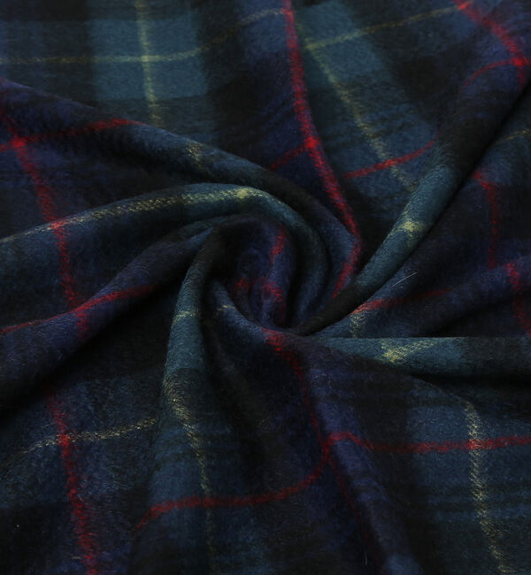 ABAHOUSE「【カシミヤ100％】チェック柄 マフラー 60&times;180」|マフラー|