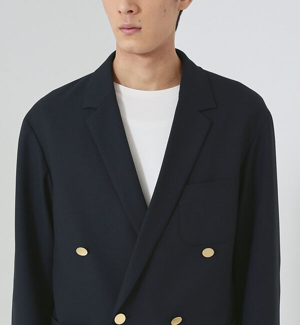 ABAHOUSE「リネンライク ストレッチ ダブルジャケット / ブレザー」|その他|