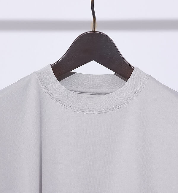 ABAHOUSE「【リブ付】シルケット ポンチ 半袖 Tシャツ」|Tシャツ・カットソー|