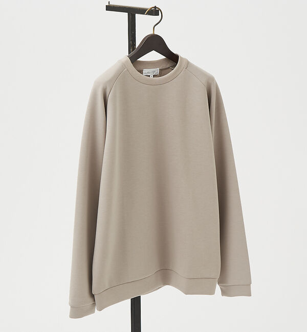 ABAHOUSE「【インバーテッドプリーツ】 ダンボールニット プルオーバー / クルーネック ス」|スウェット・ジャージ|