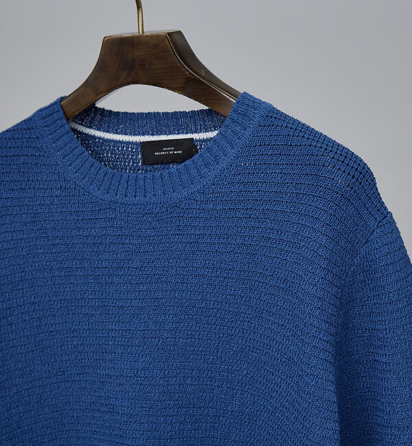 ABAHOUSE「フルニードル メッシュニットTシャツ」|Tシャツ・カットソー|