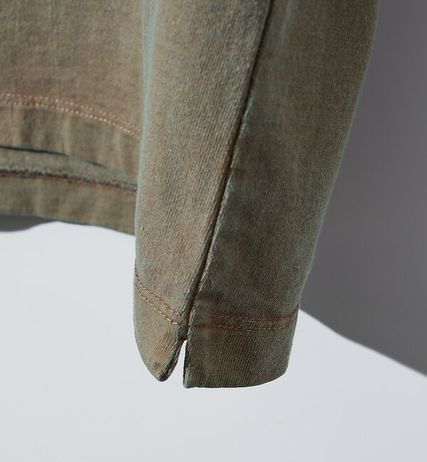 ABAHOUSE「【シャンブレー加工】ポケットＴシャツ / 製品染めＴシャツ」|Tシャツ・カットソー|