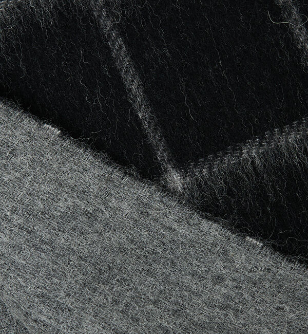 ABAHOUSE「ウール&times;カシミヤ リバーシブル マフラー / ON・OFF兼用」|マフラー|