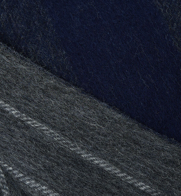 ABAHOUSE「ウール&times;カシミヤ リバーシブル マフラー / ON・OFF兼用」|マフラー|