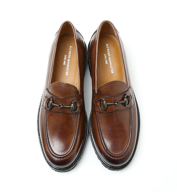 alfredoBANNISTER「【WEB限定】 軽量ソール使用 ビット ローファー/モカシン」|ローファー|