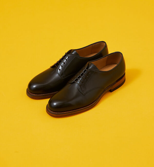 alfredoBANNISTER「【GENERAL&ORDINARY】外羽根プレーントゥシューズ」|ビジネス・ドレスシューズ|ダークブラウン