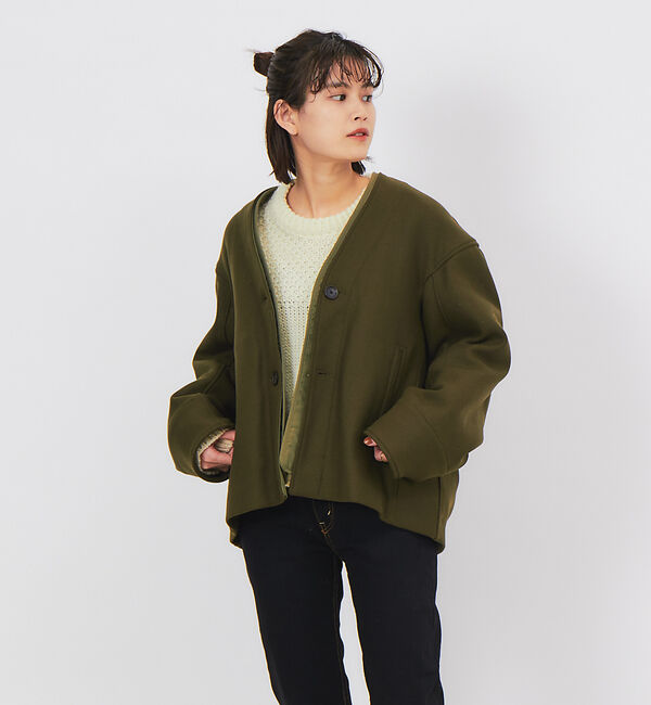 Rouge vif「【CURRENTAGE】ミリタリーブルゾン」|ミリタリー・モッズコート|