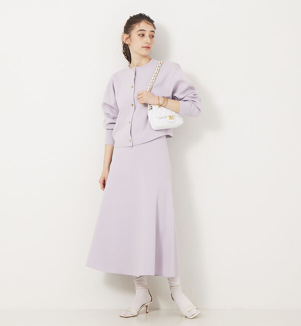 Rouge vif「【セットアップ対応】フレアニットスカート」|スカート|